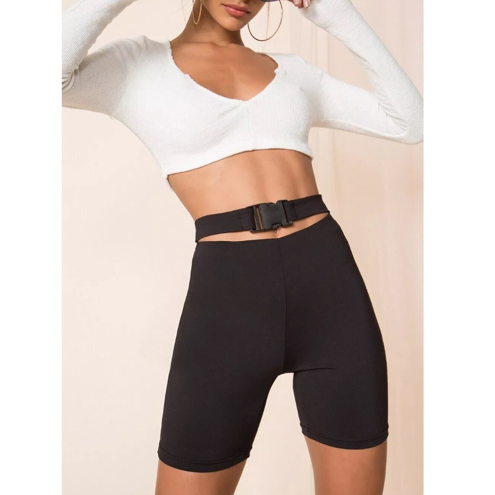 Tiger Mist Tyler Black Buckle Bike Short